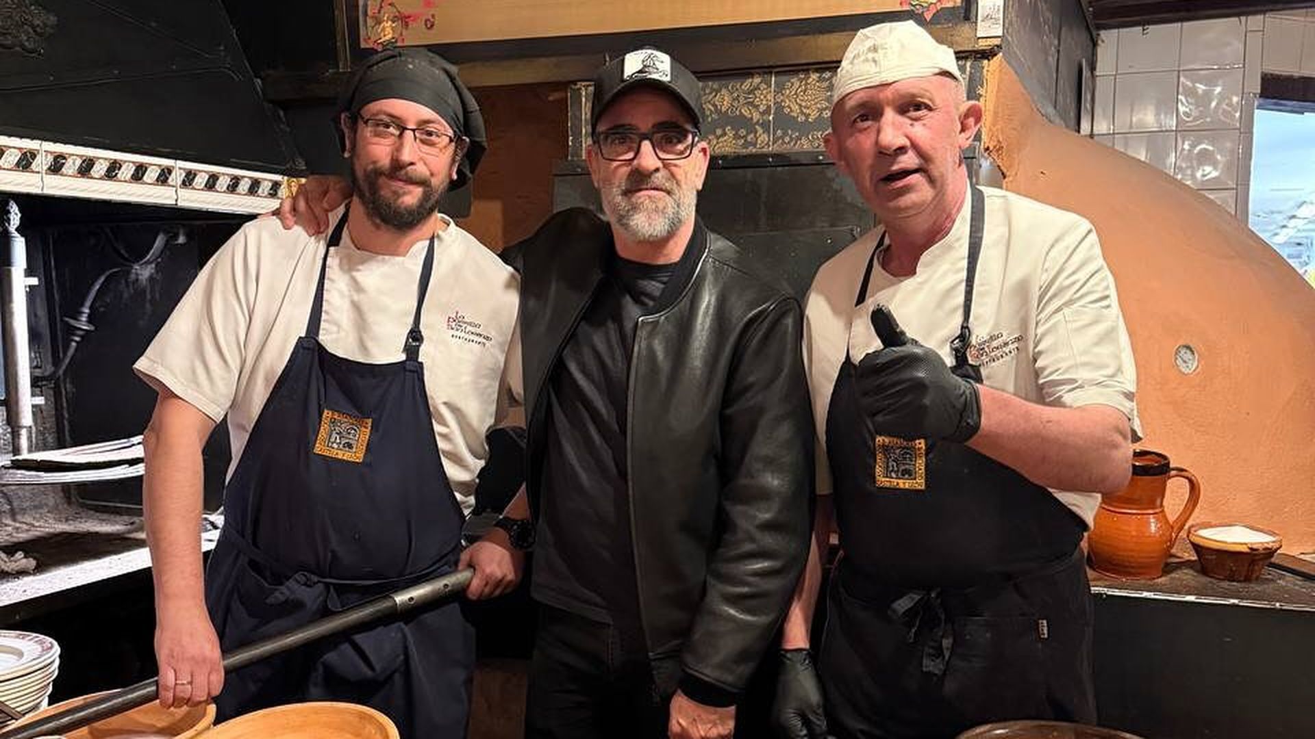 Luis Tosar en el restaurante La Parrilla de San Lorenzo