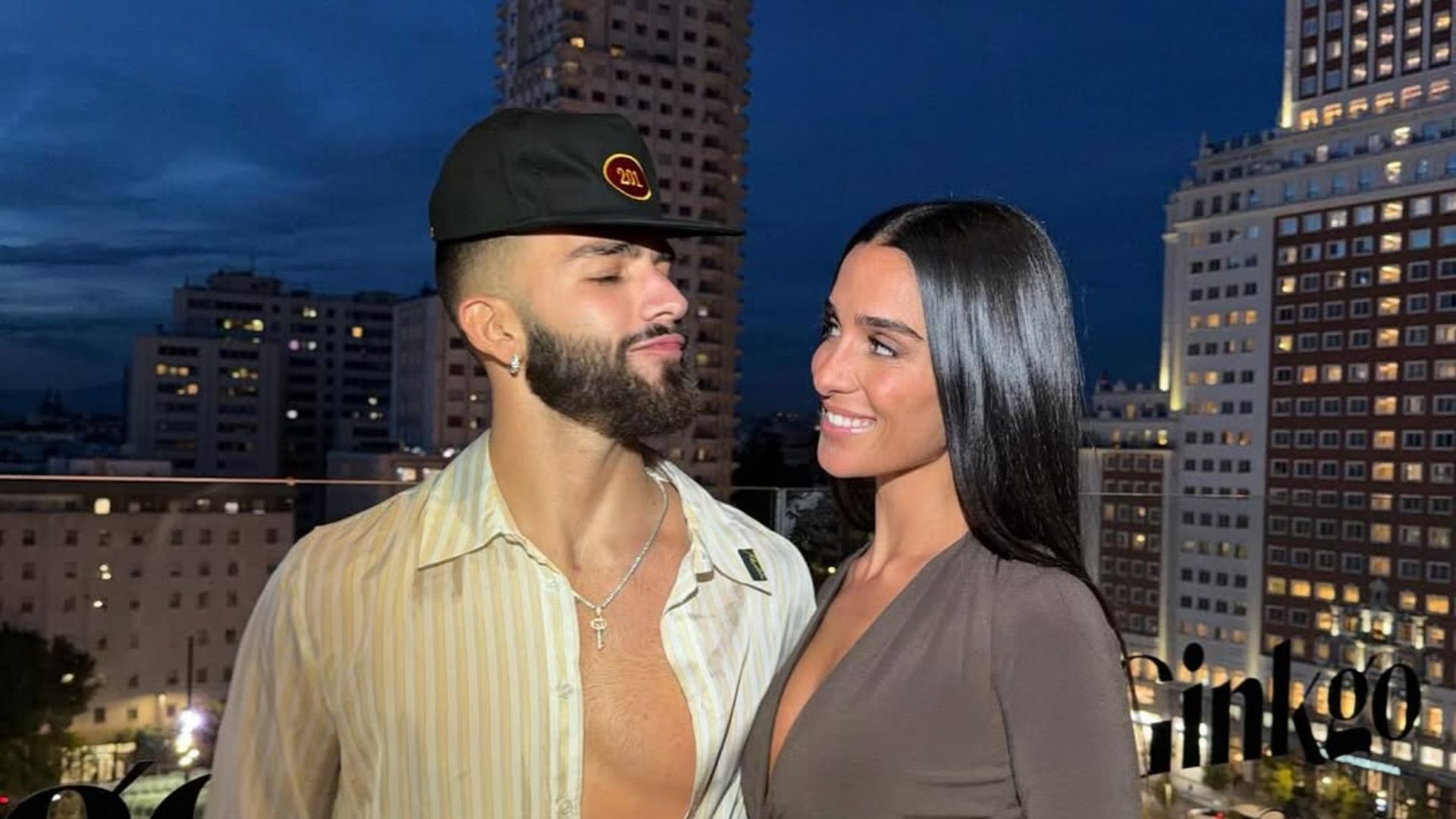 Manuel Turizo y Claudia Martínez