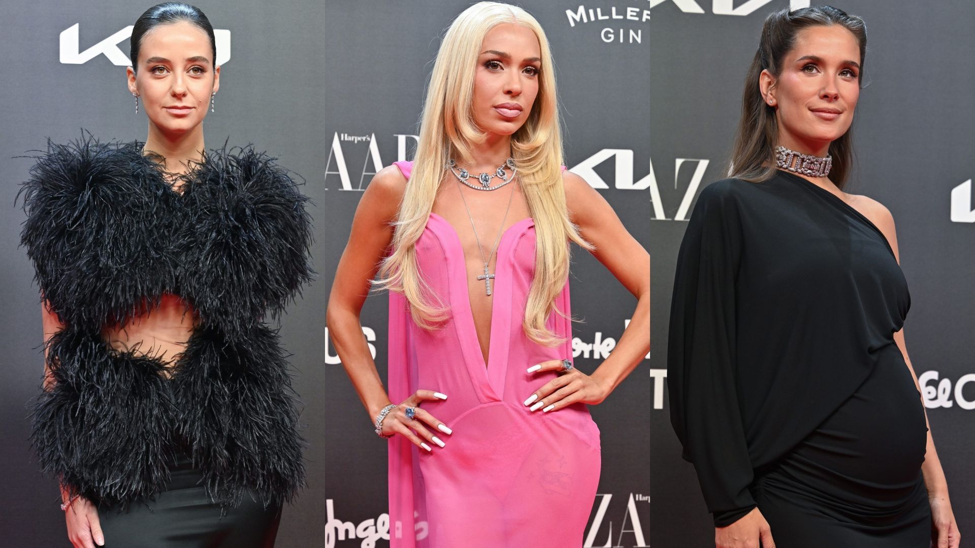 Victoria Federica, Bad Gyal y María Pombo, en un montaje de fotos Victoria Federica, Bad Gyal y María Pombo, en un montaje de fotos