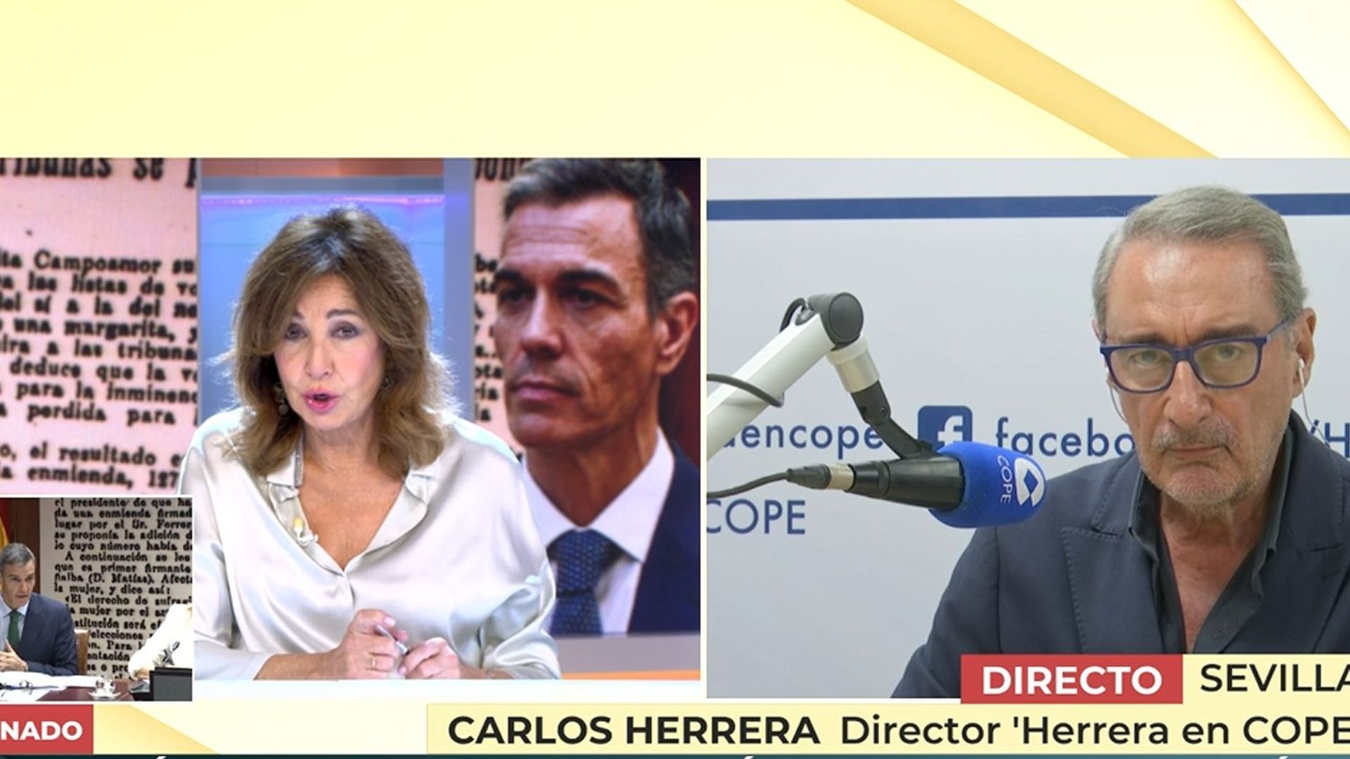 Ana Rosa y Carlos Herrera