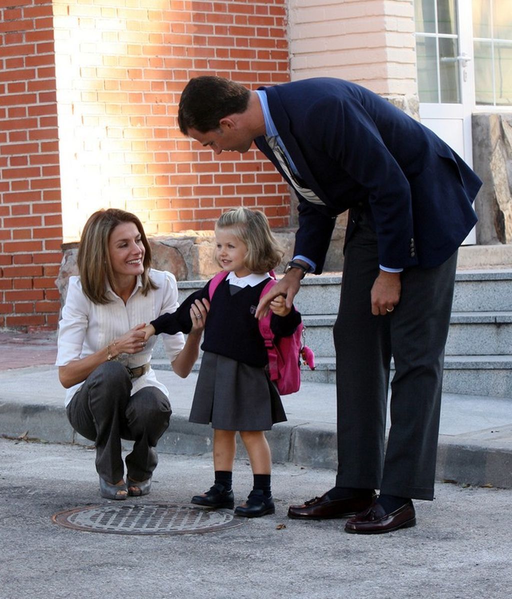 El primer día de colegio de Leonor