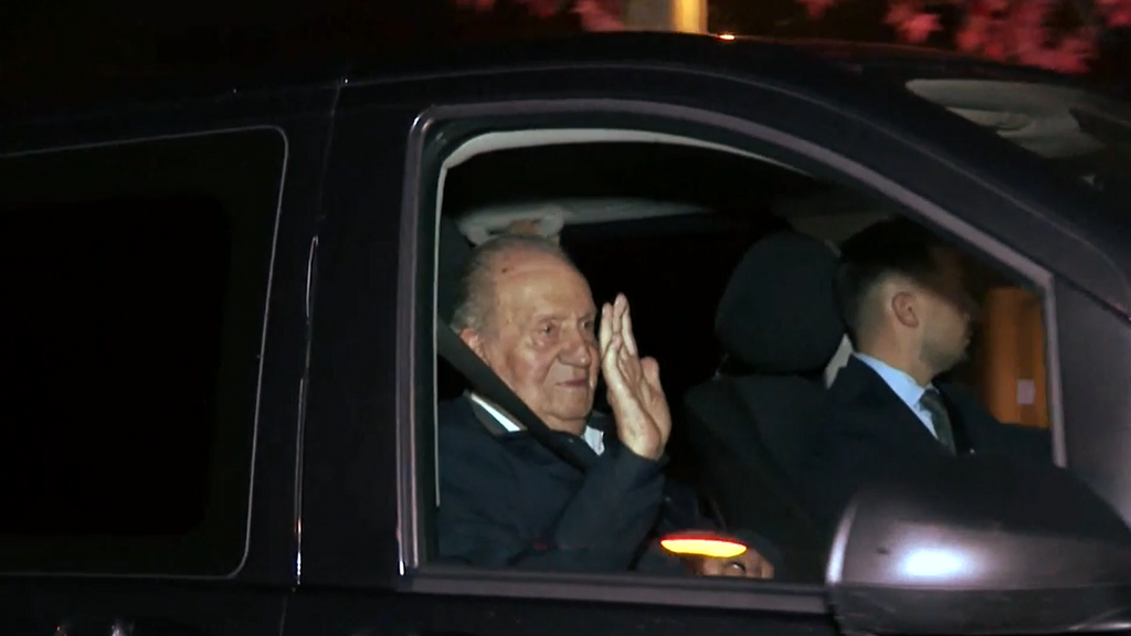 El Rey Emérito en Vitoria.