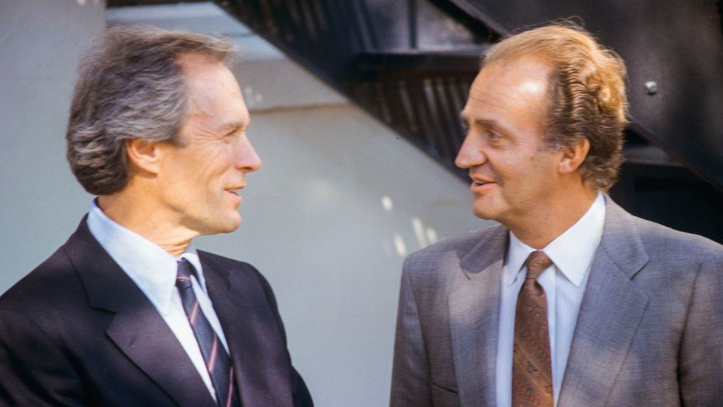 El rey Juan Carlos I y Clint Eastwood