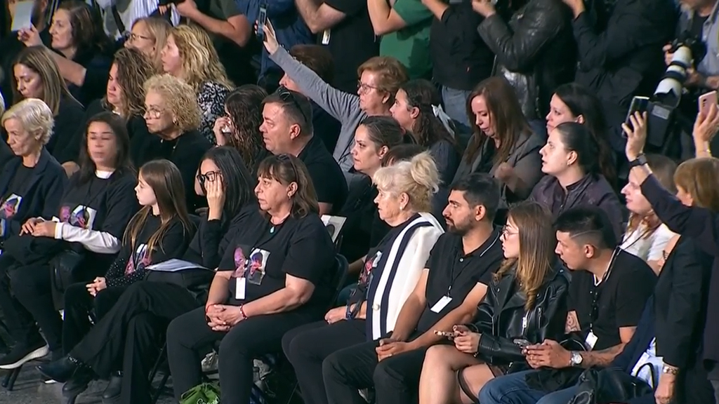 Los familiares de los fallecidos en la DANA de 2025 en el Funeral de Estado