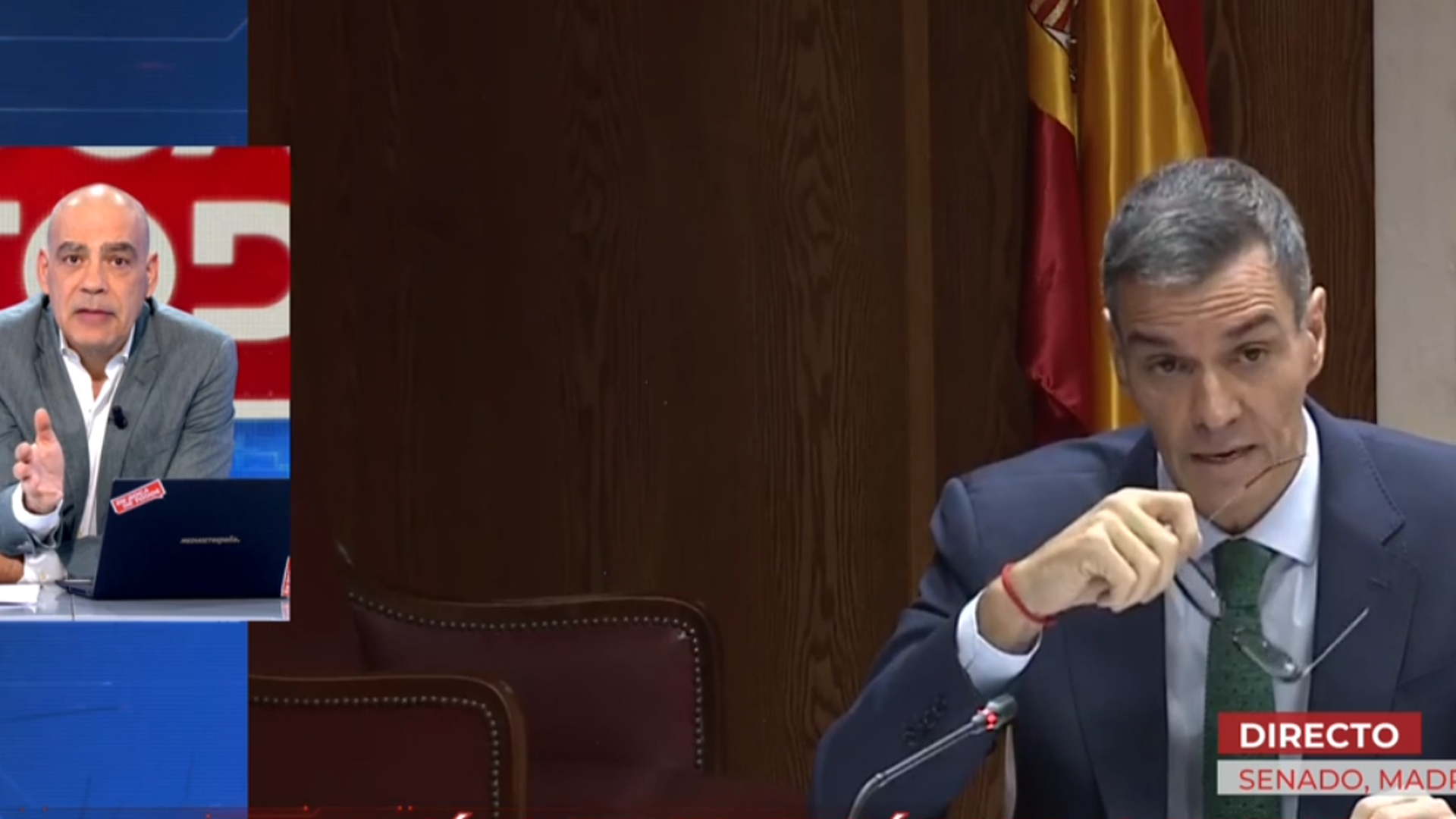 Nacho Abad, sobre la comparecencia de Pedro Sánchez en el Senado: "Es una mezcla entre el Club de la Comedia y la barra de un bar" Nacho Abad, sobre la comparecencia de Pedro Sánchez en el Senado: "Es una mezcla entre el Club de la Comedia y la barra de un bar"