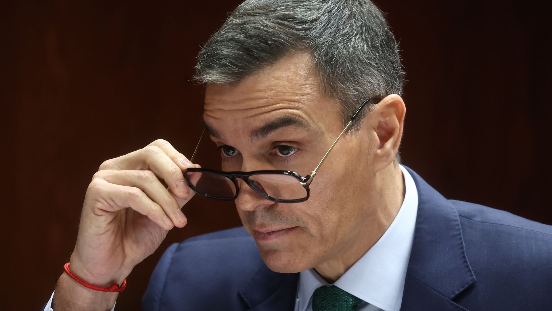 Pedro Sanchez, con gafas de Dior