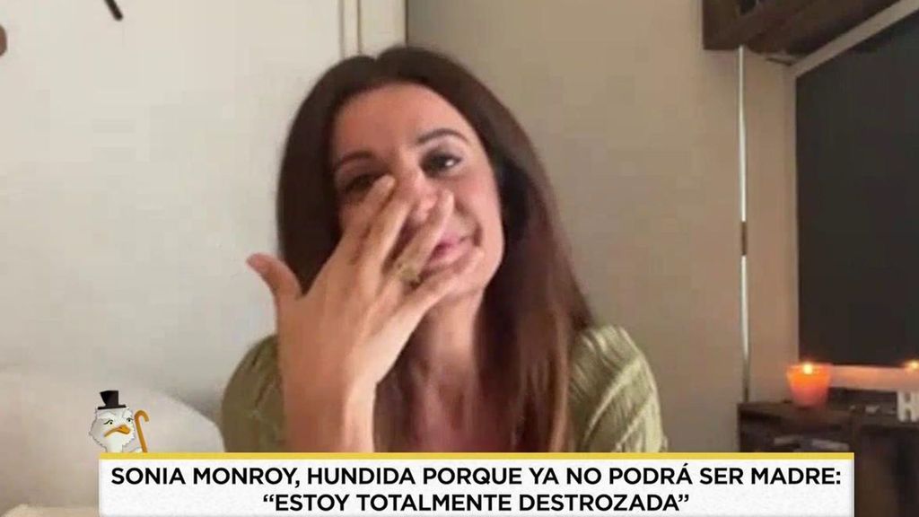 Sonia Monroy no podrá ser madre