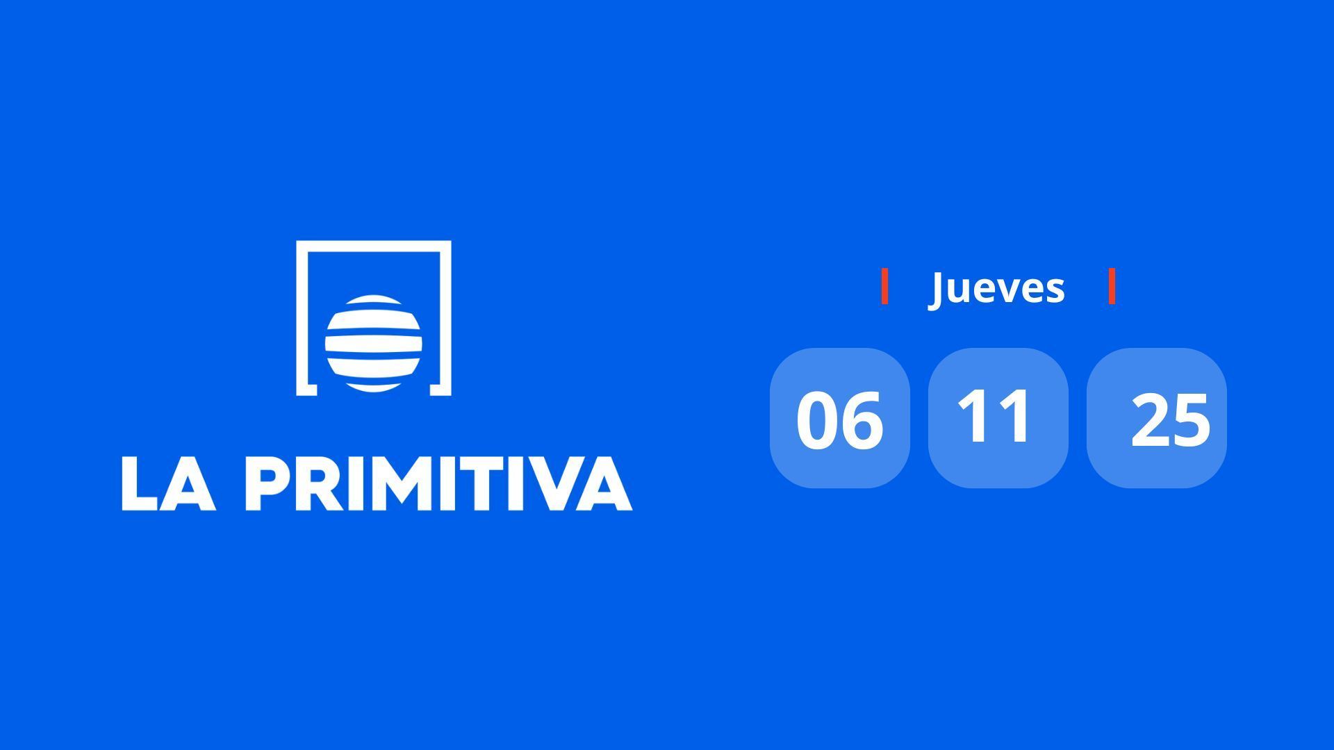 Sorteo de La Primitiva del 6 de noviembre de 2025