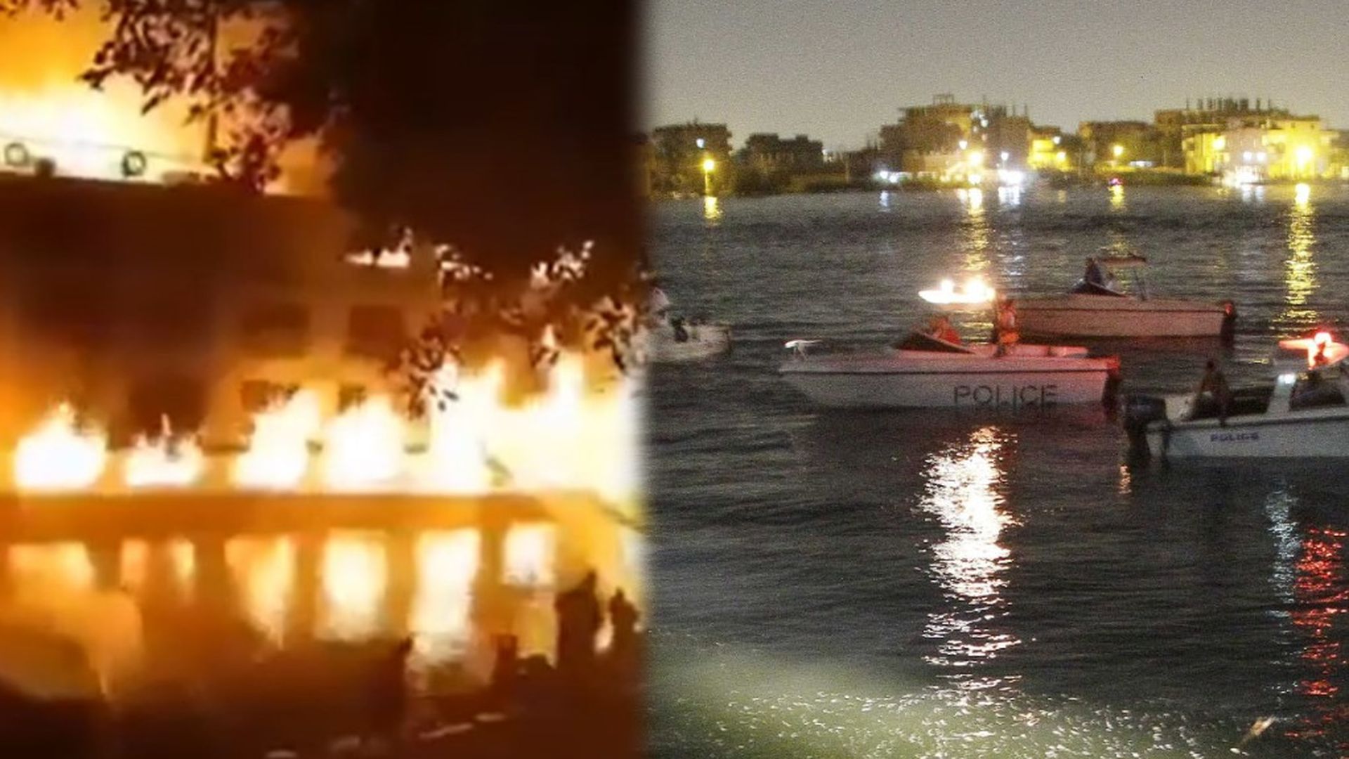 Un grupo de españoles se salva del gran incendio de un crucero en el río Nilo: "Nos sacaron por las ventanas y el barco explosionó"