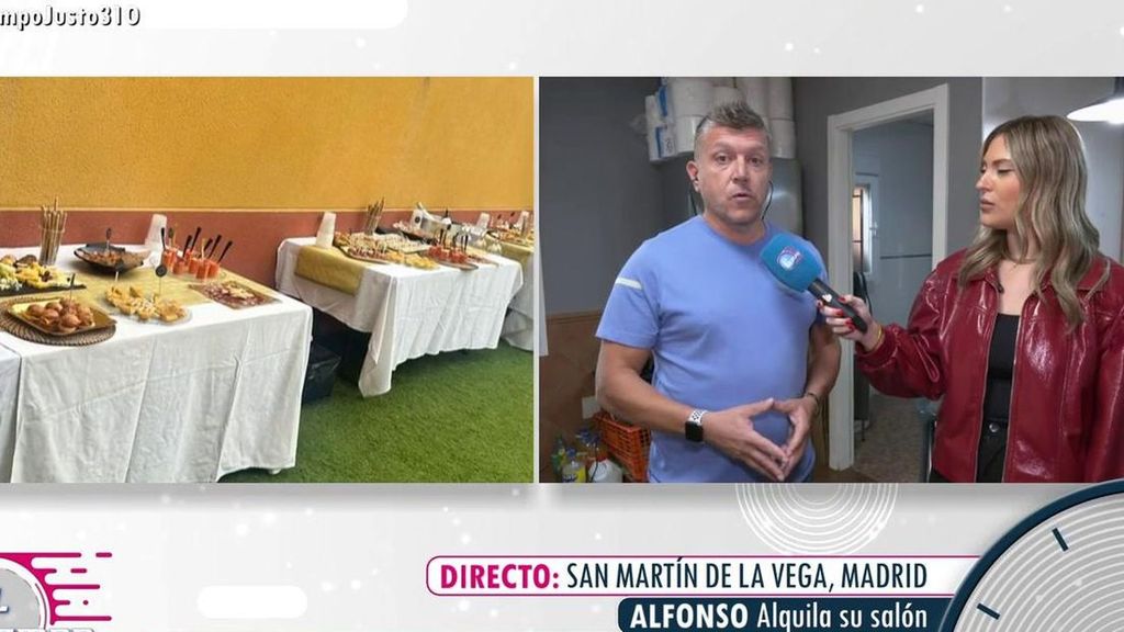 La necesidad empuja a Alfonso a alquilar el garaje y el jardín de su casa para fiestas: “Así pago la hipoteca”