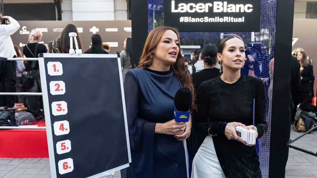 Así lució el stand de LacerBlanc en la alfombra roja de los GenZ Awards