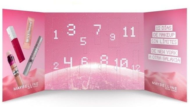 Calendario de Adviento 2025 de Maybelline New York