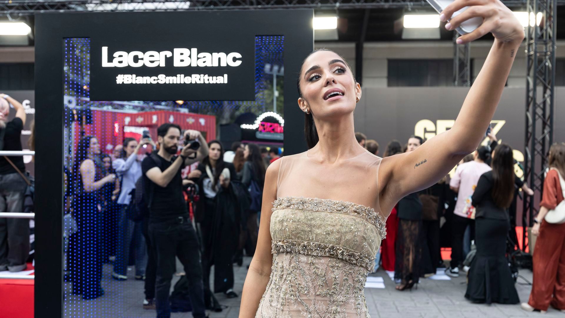 Invitados en el stand de LacerBlanc