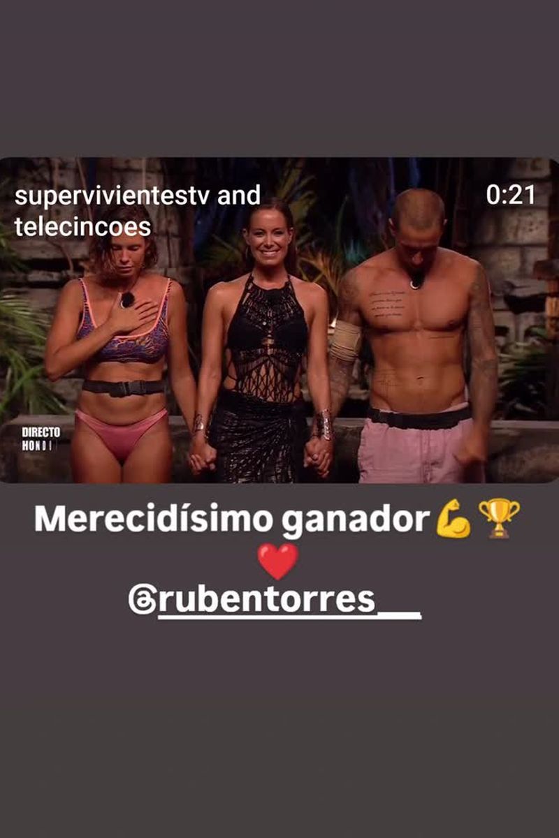 Kilian, hijo de la novia de Rubén Torres, le manda un mensaje tras ganar 'Supervivientes All Stars'