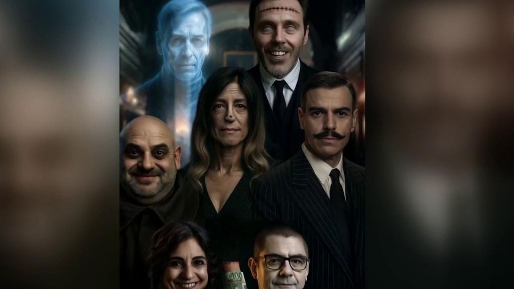 La felicitación de Halloween del PP: convierten la Moncloa en la casa de 'La Familia Addams'
