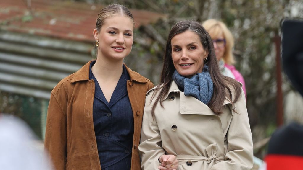La princesa Leonor y la reina Letizia
