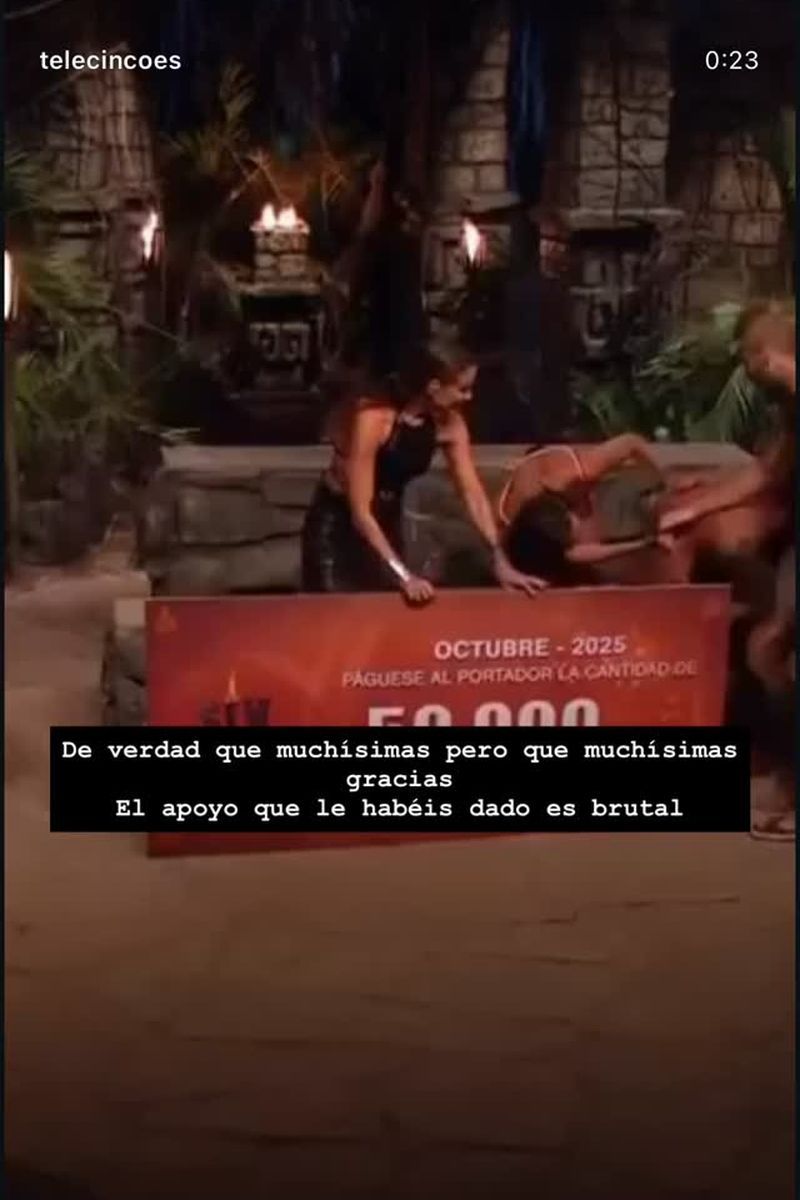 Laura Cantizano, novia de Torres, se pronuncia tras su victoria en 'Supervivientes All Stars'