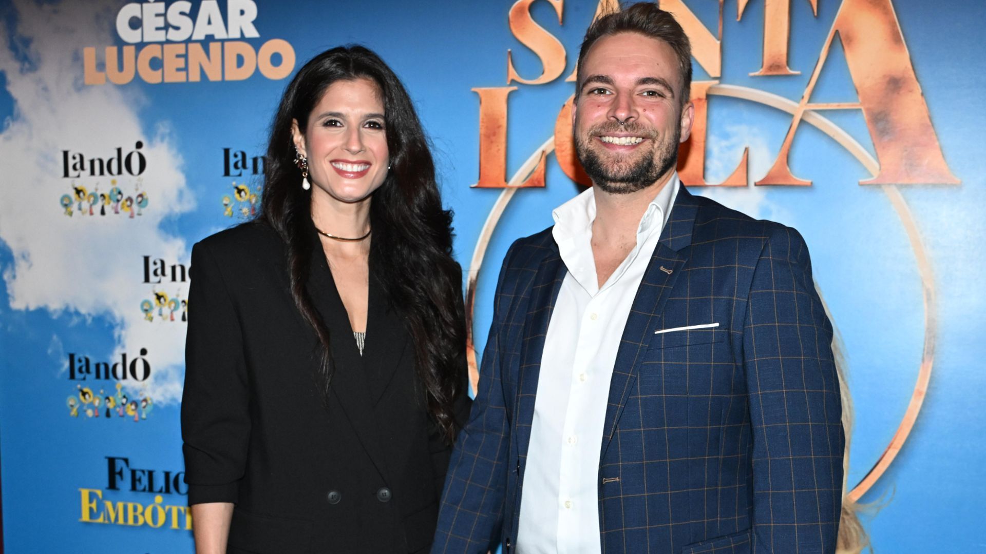 María Sánchez y José María Almoguera, en el estreno en Madrid de 'Santa Lola', la obra de Terelu Campos