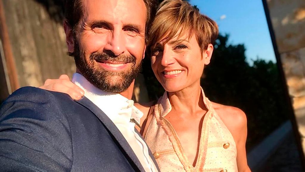 Sara Escudero y su pareja