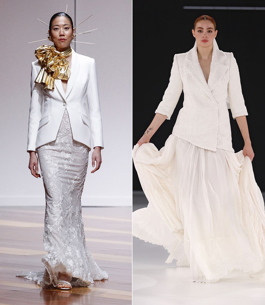 Vestidos de novia con chaqueta