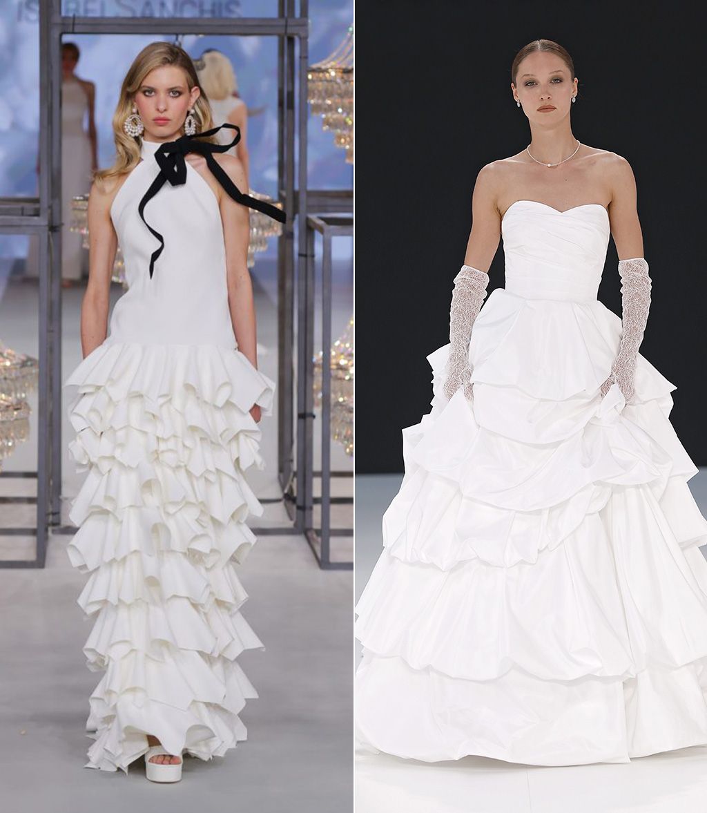 Vestidos de novia con volantes