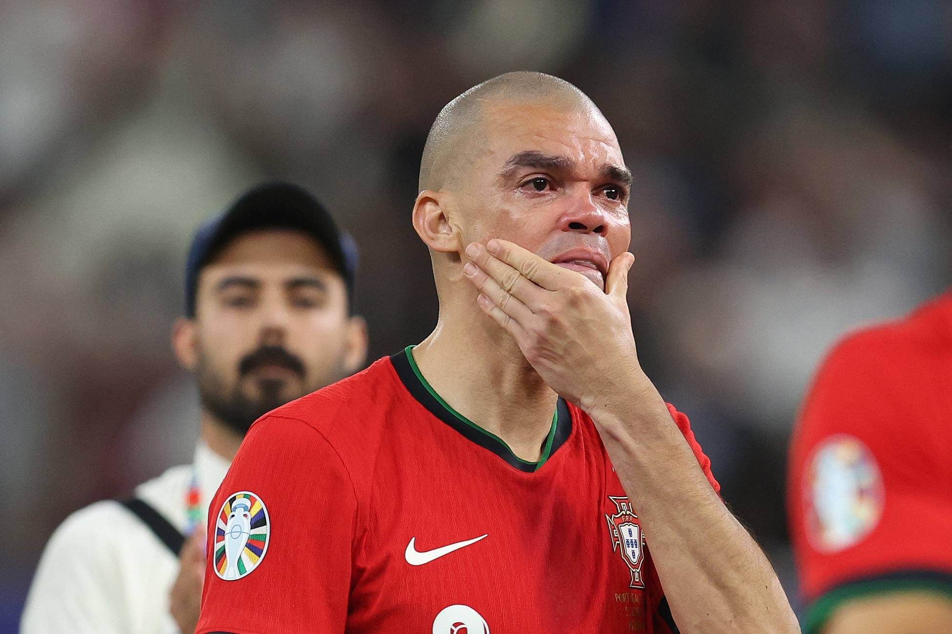 Pep, llorando tras caer en la Eurocopa 2024 con Portugal (Foto: Cordon Press).
