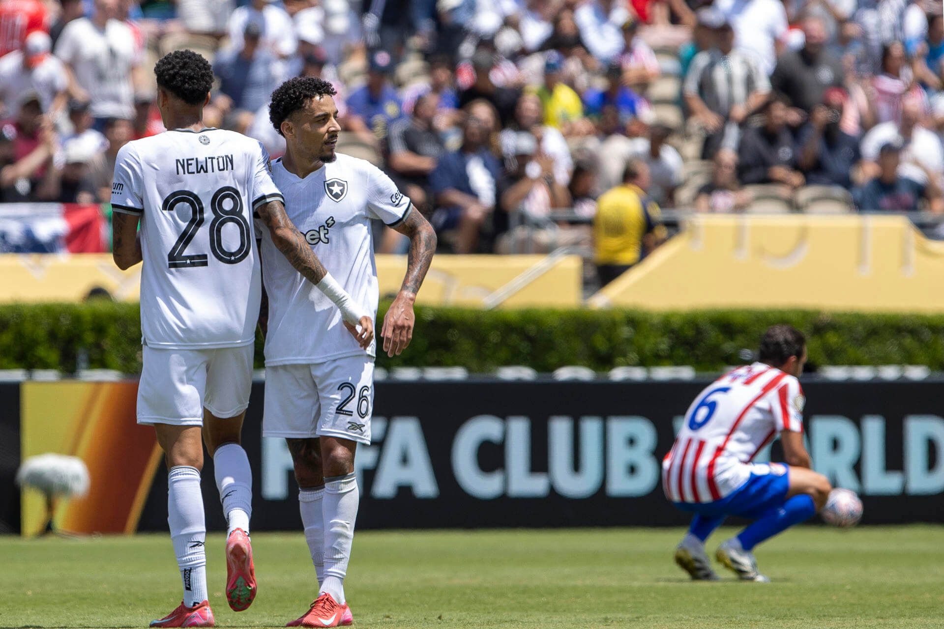 El Botafogo celebrando ante el Atlético de Madrid (EFE)