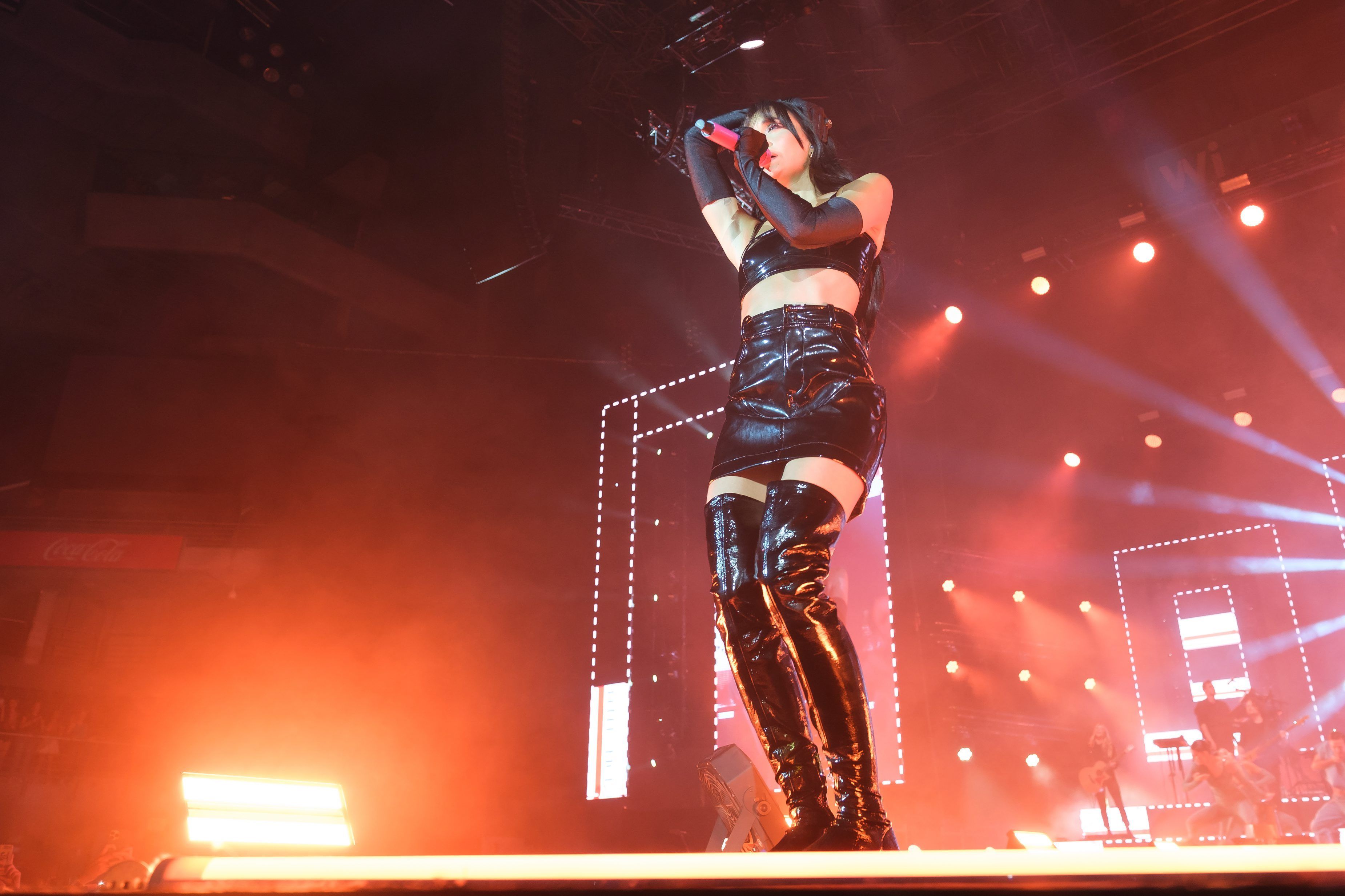  Aitana durante un concierto en el Wizink Center de Madrid (Cordon Press)