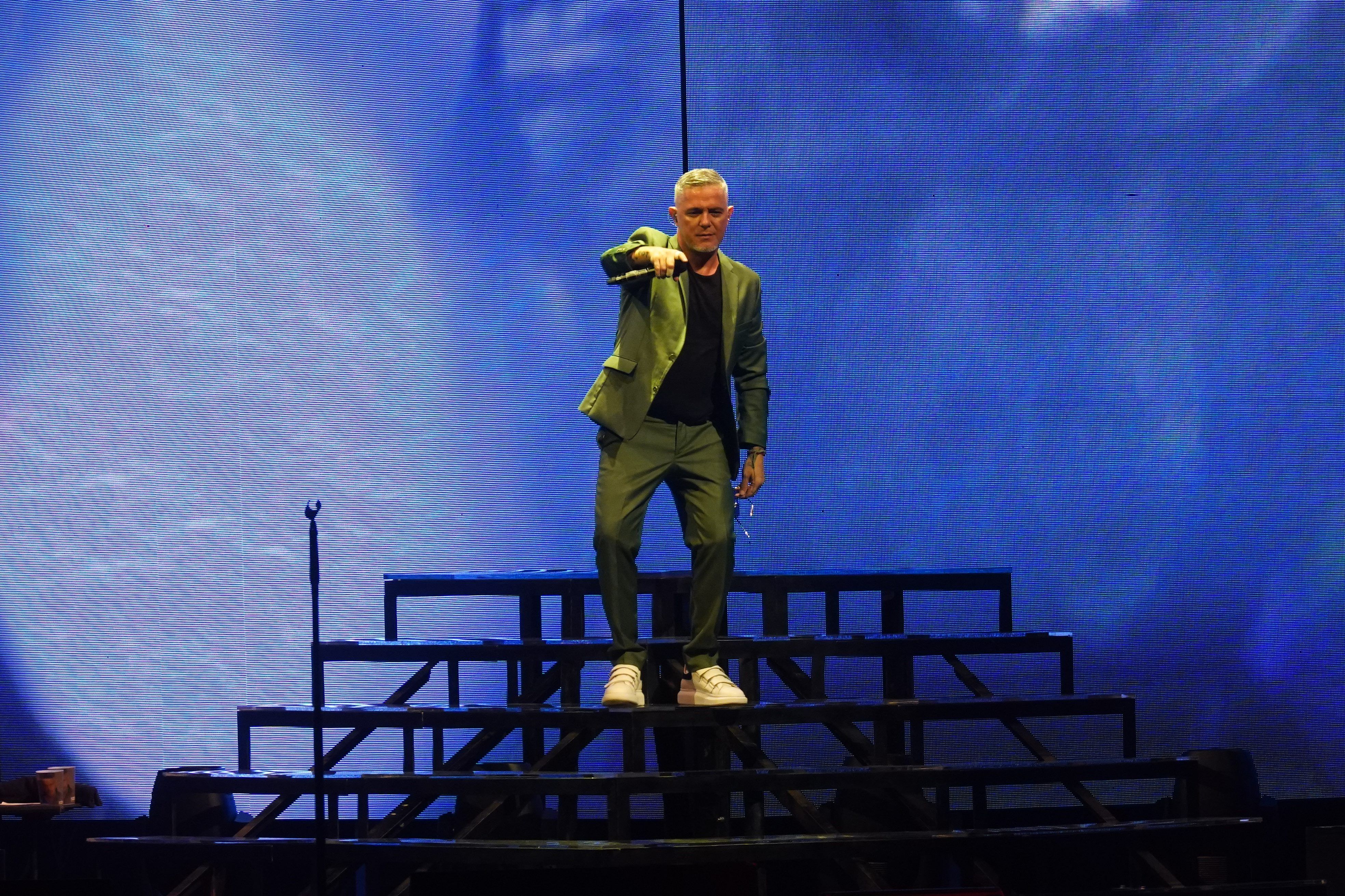  Alejandro Sanz, durante su concierto en Málaga (Cordon Press)