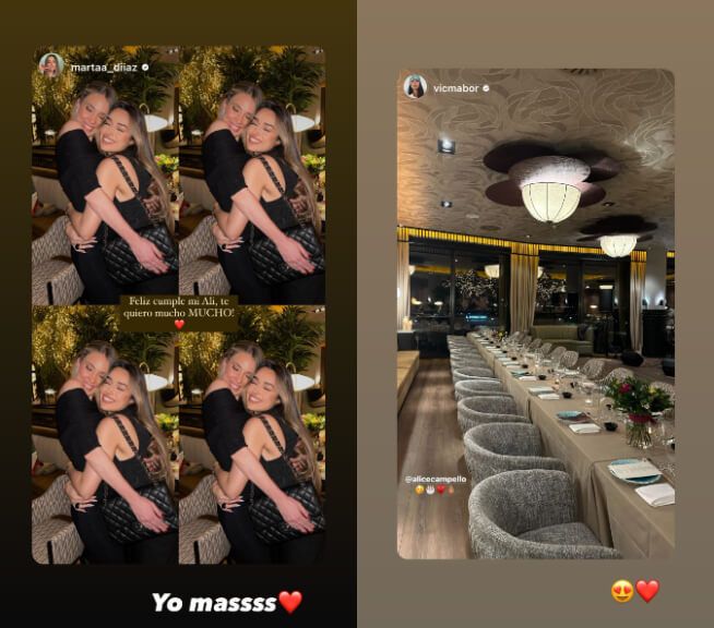  Algunas imánges del cumpleaños de Alice Campello