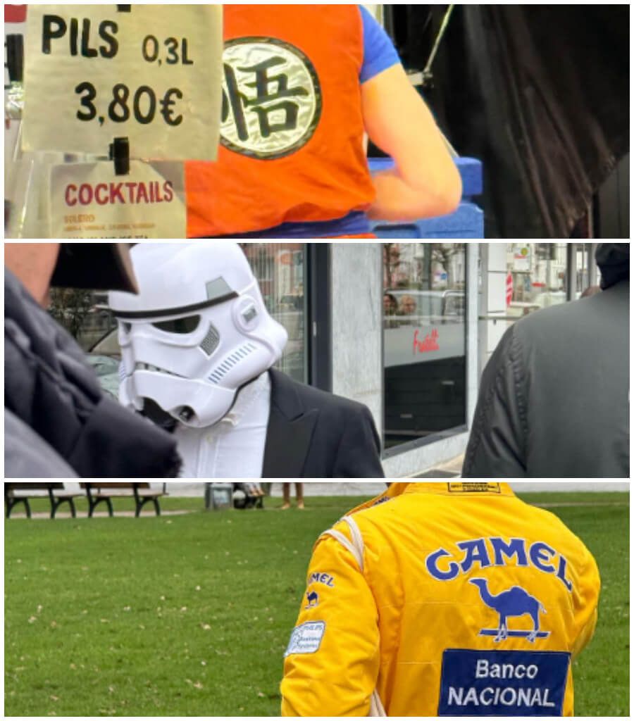  Algunos disfraces que publicó Borja Iglesias