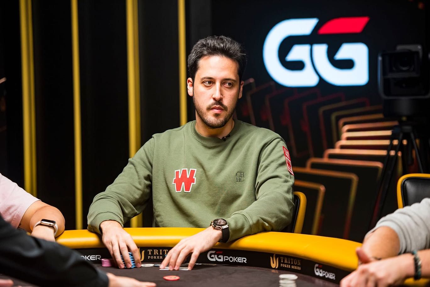  Adrián Mateos durante un torneo de las Triton Series de Mónaco..