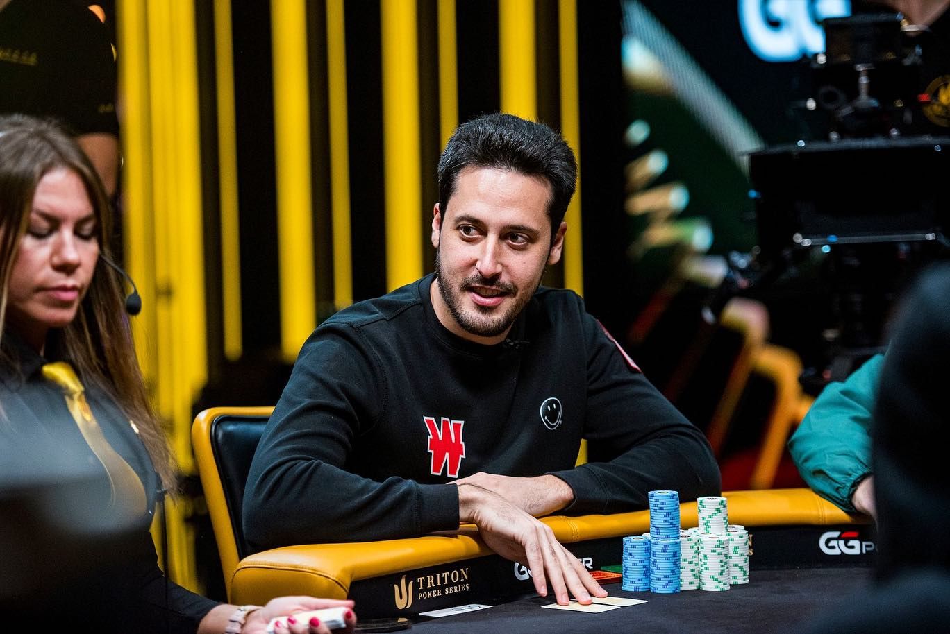  Adrián Mateos durante un torneo de las Triton Series de Mónaco..