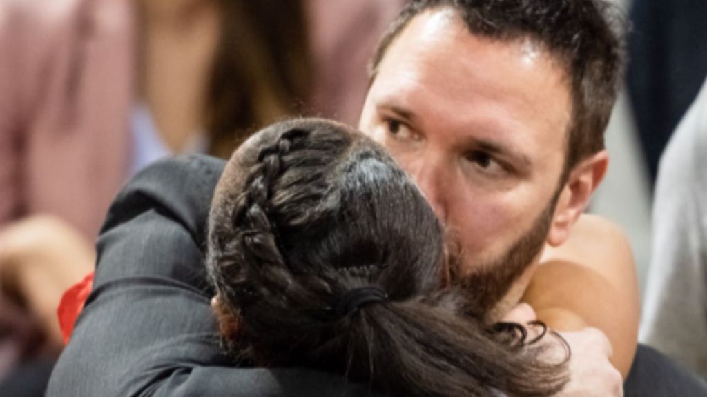 Ana Peleteiro, con Alberto Suárez. (Ig: @anapeleteiro)