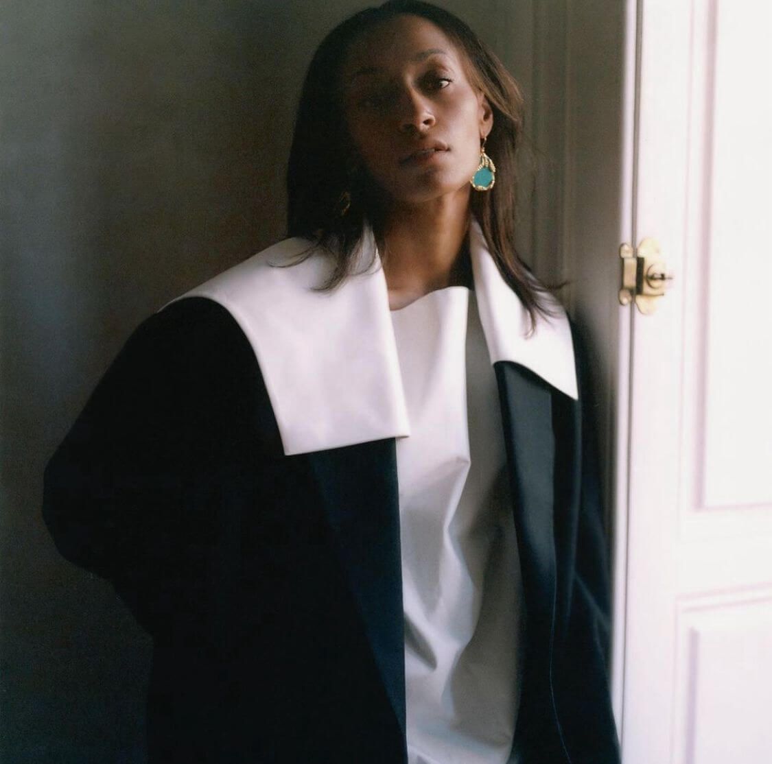  Ana Peleteiro, en la sesión de fotos con Vogue.