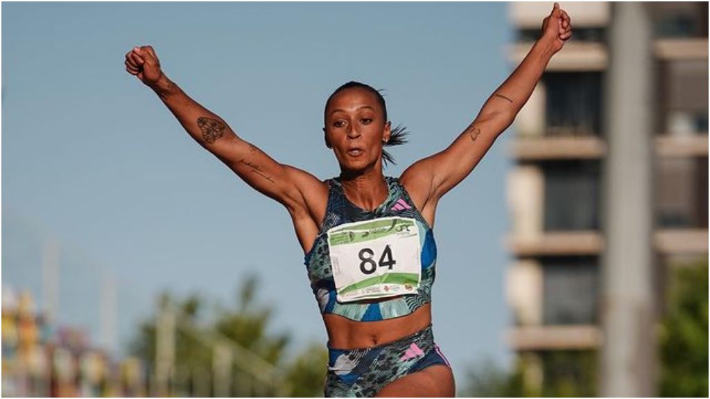 Ana Peleteiro, en su regreso a las pistas tras ser madre