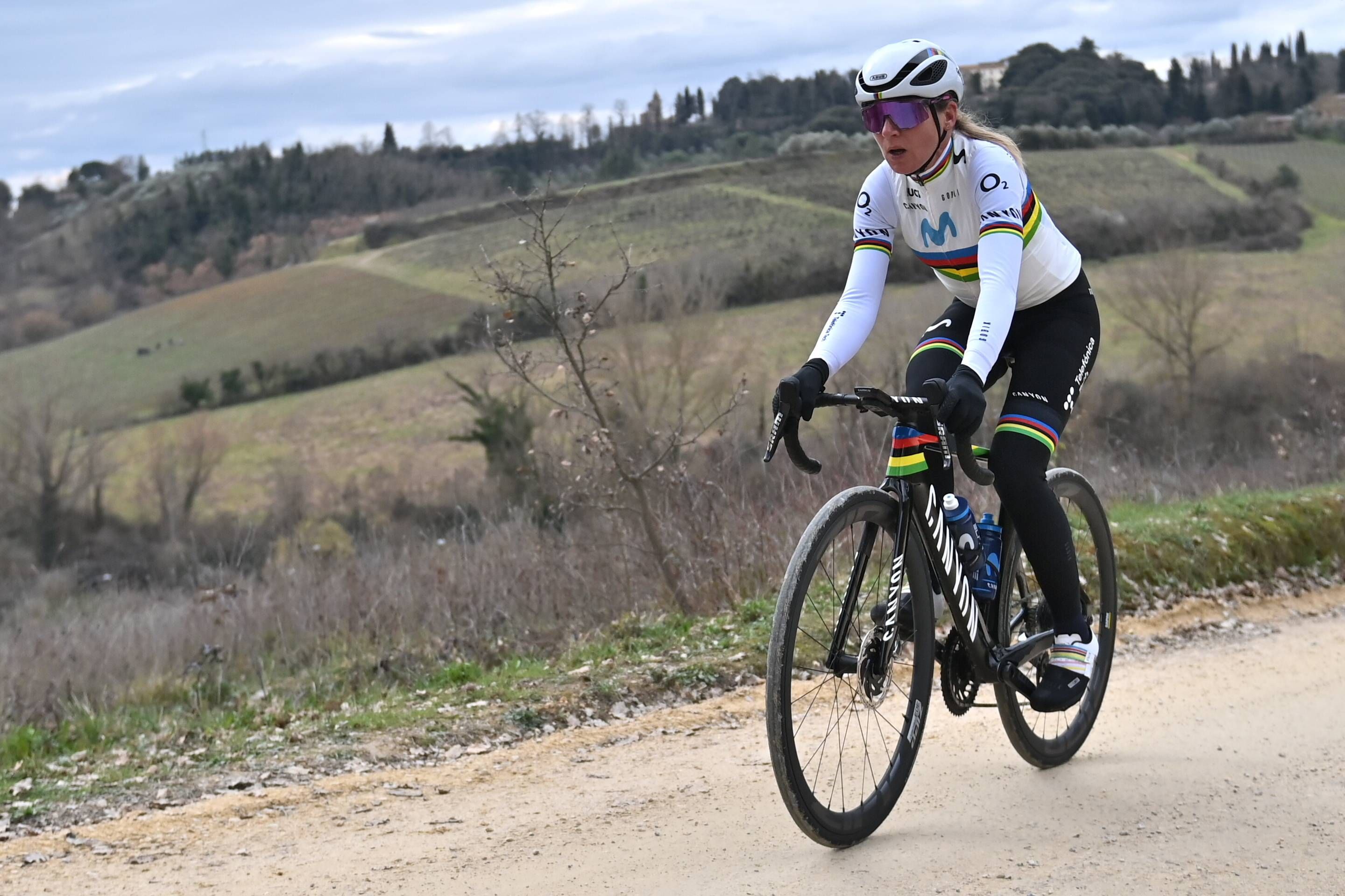  Annemiek van Vleuten, ciclista del Movistar Team femenino.