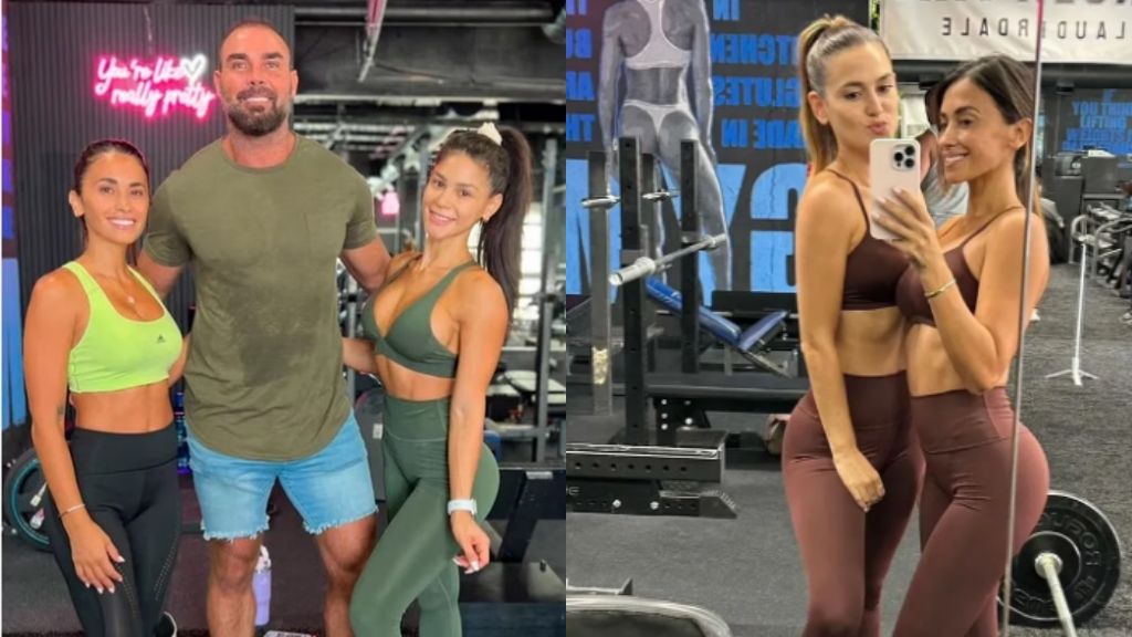  Antonella junto a Contreras y Thelma Ortigoza (@thelmaortigoza), y con la mujer de Sergio Busquets