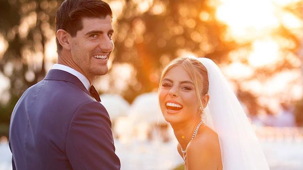  Así ha sido la boda de Thibaut Courtois y Mishel Gerzig