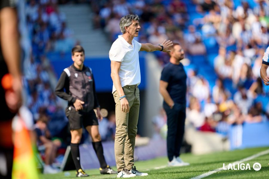  Imanol Alguacil ante el Getafe en el Reale Arena..