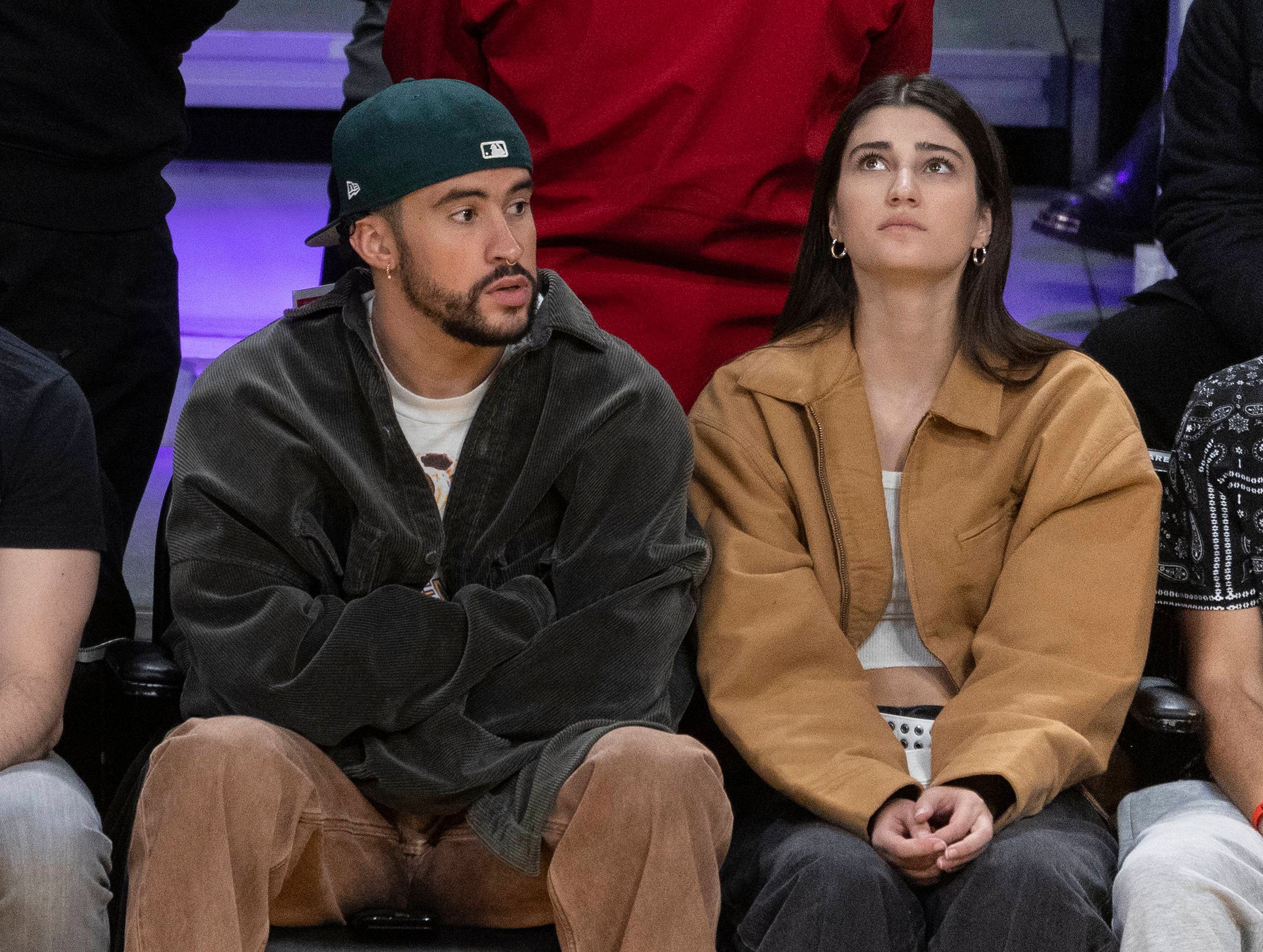  Bad Bunny disfrutando de un partido de Los Ángeles Lakers (Cordon Press)