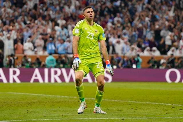  Baile Dibu Martínez en la final del Mundial