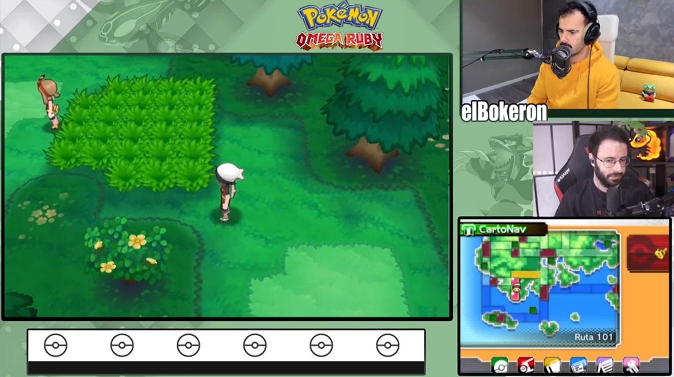 Barbe y ElBokeron en la previa de la Pokémon Twitch Cup 3