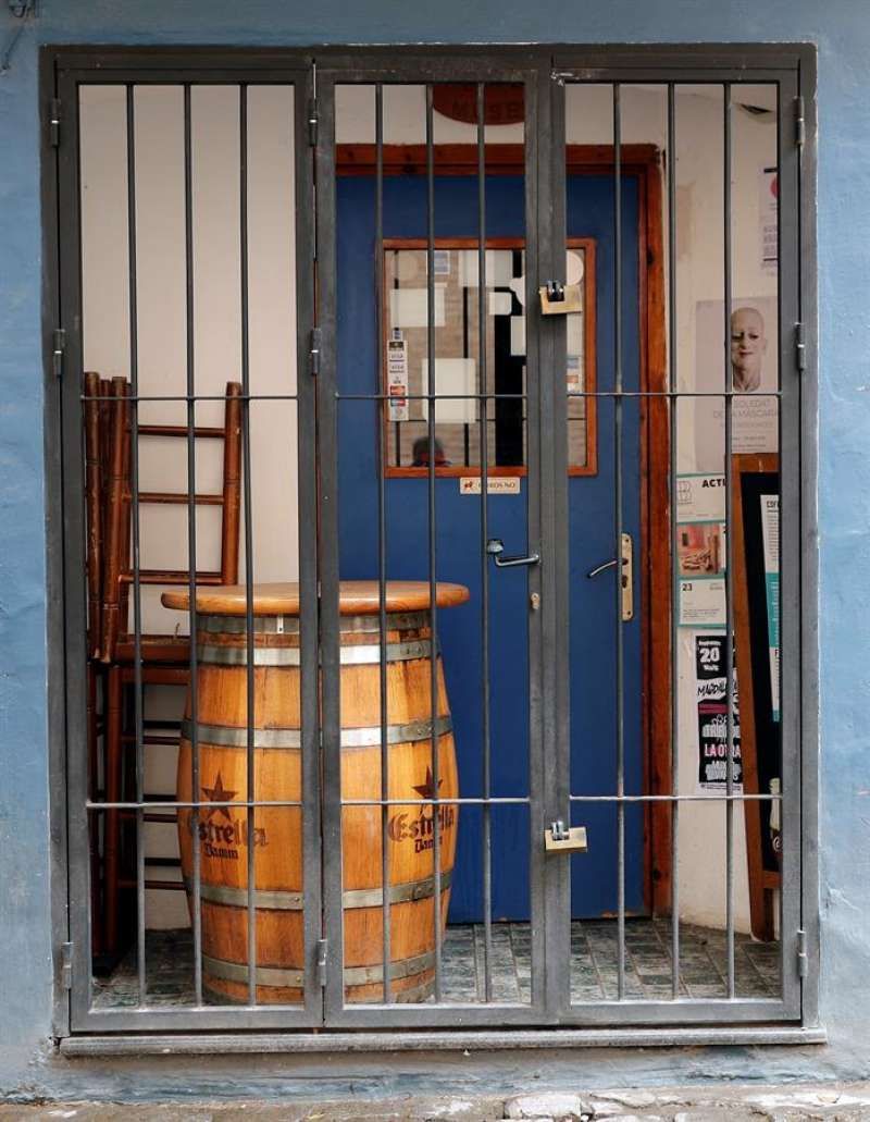 Bares cerrados por coronavirus