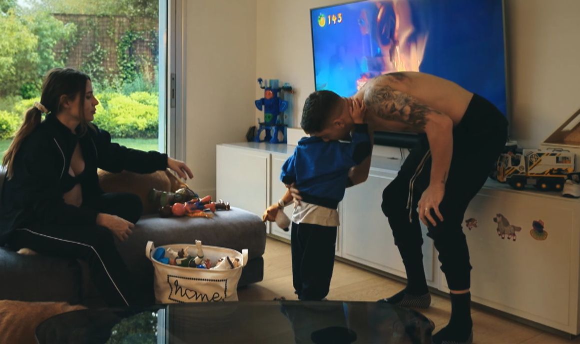 Beni fue el principal motivo para que Mina y Fede se casasen ('WAGS: Ellas también juegan')