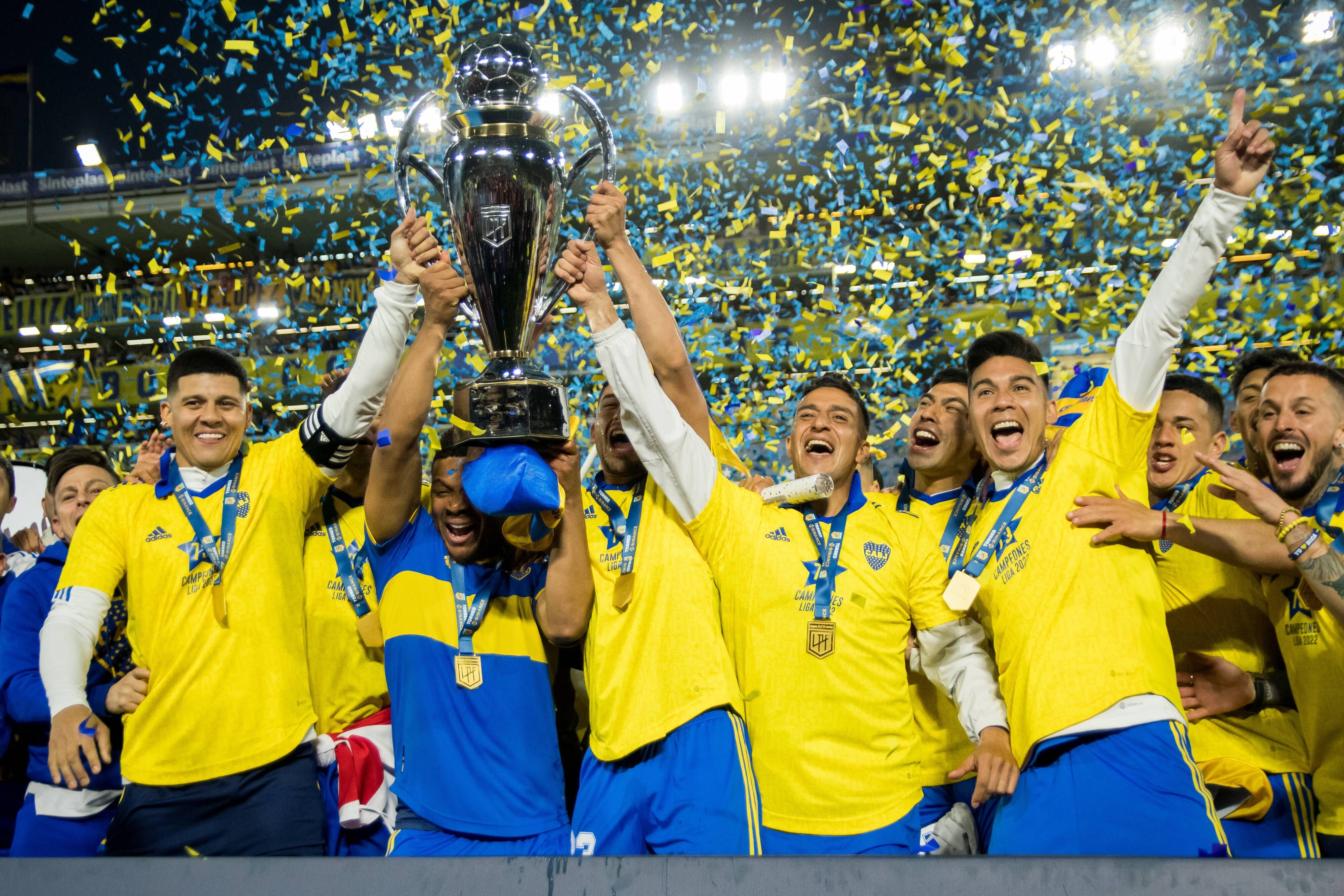  Boca Juniors, campeón de la liga argentina.