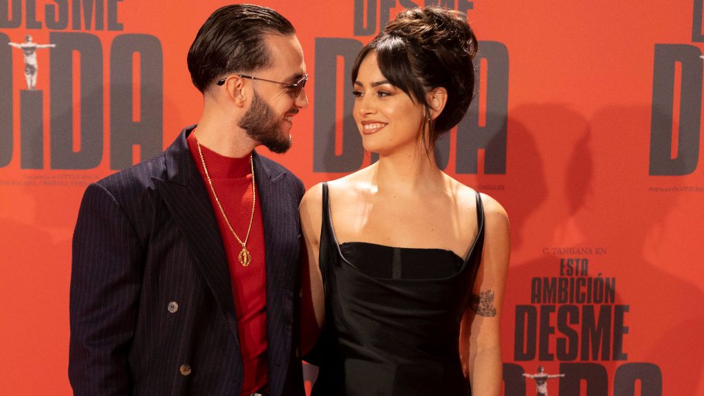  C. Tangana junto a su novia en la presentación de 'Esta ambición desmedida' (Cordon Press)