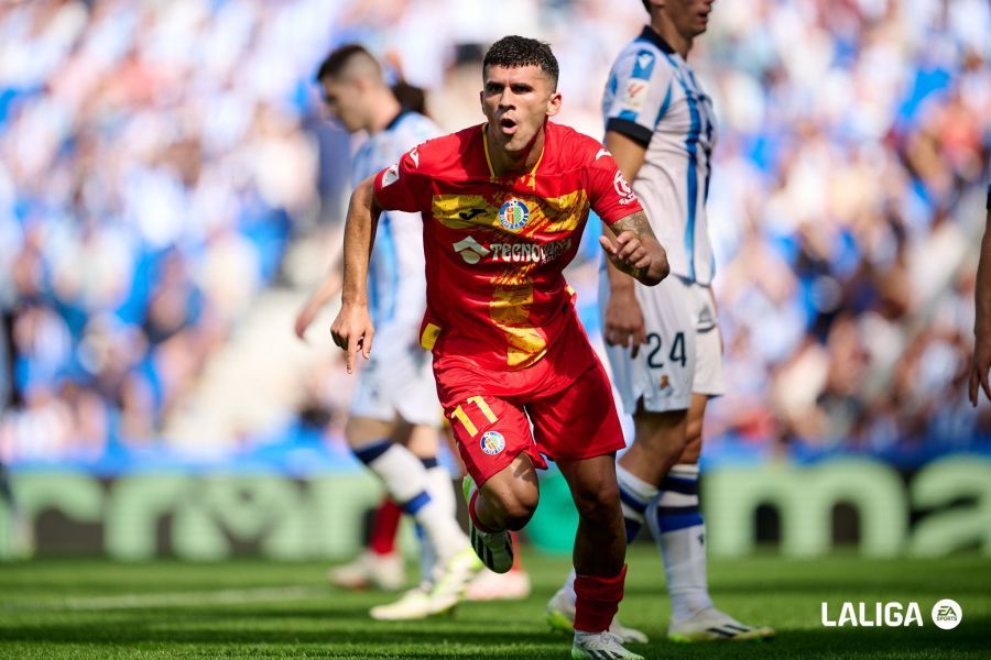 Aleñá en Anoeta. (Foto: LaLiga)