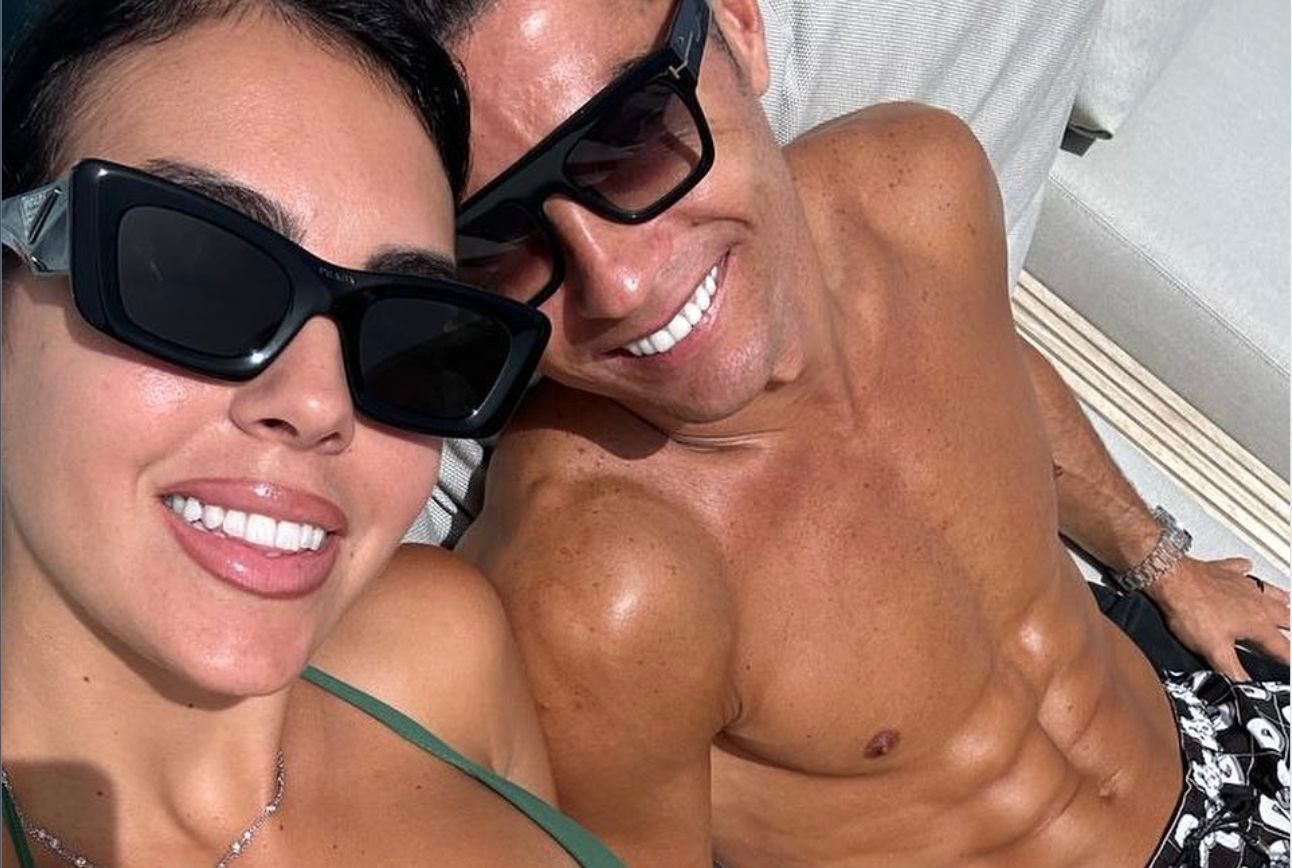  Cristiano Ronaldo y Georgina Rodríguez, en sus vacaciones.