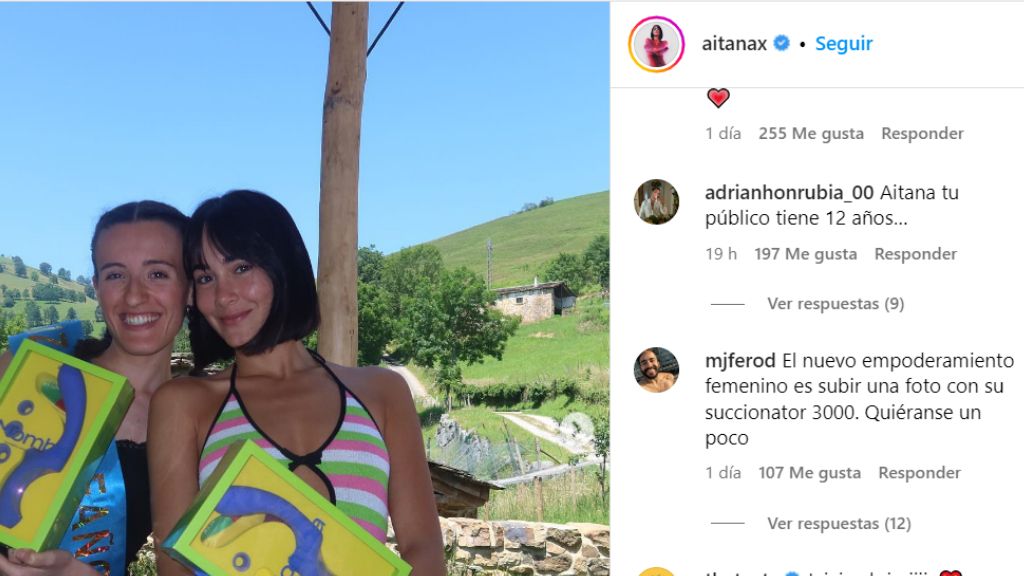 Algunos de los comentarios que recibió Aitana